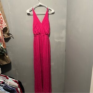 Lulu's Pink Maxi Dress